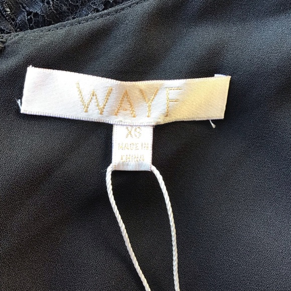 WAYF Black Mini Dress Revolve Nordstrom NEW - Picture 8 of 9